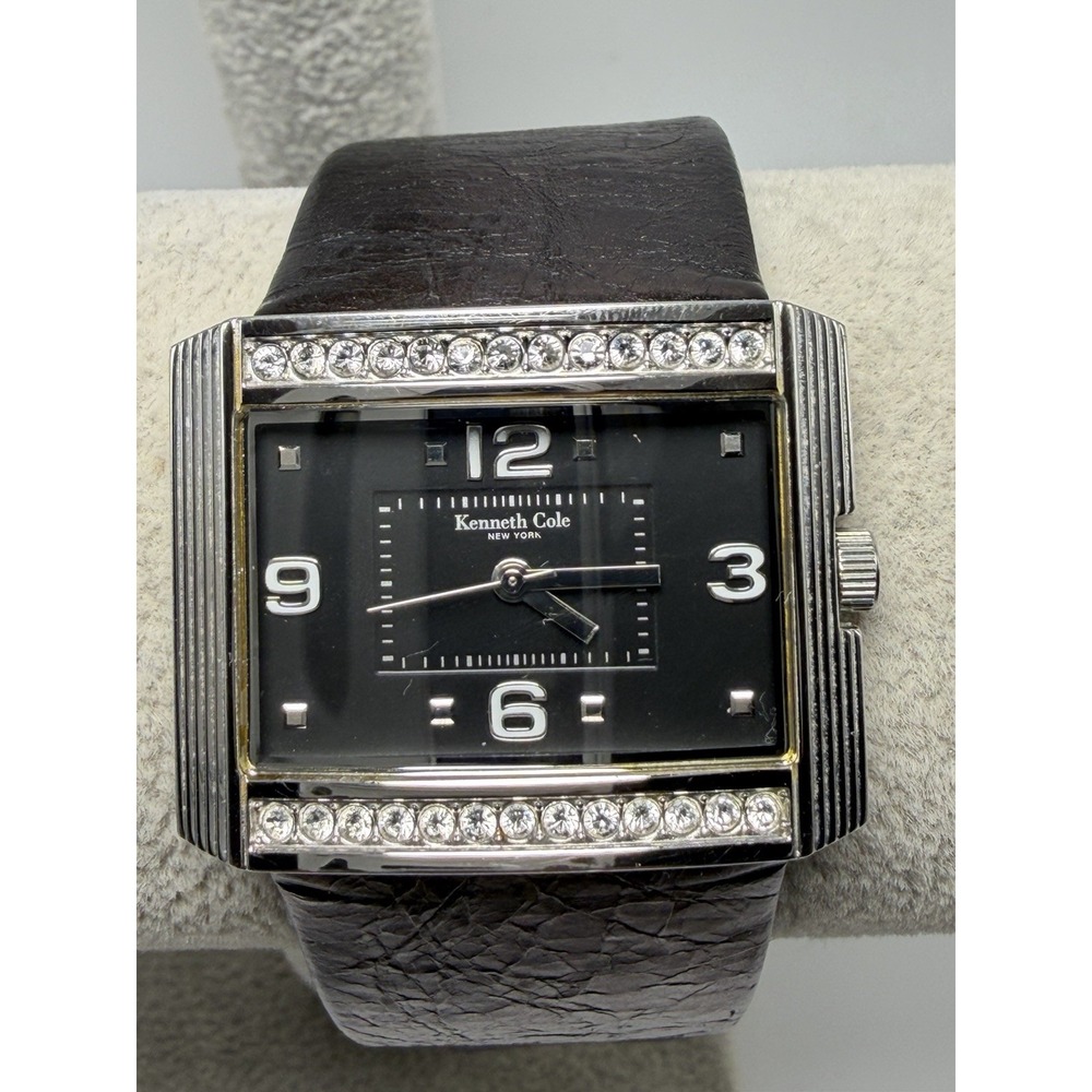 Kenneth Cole KC2278 New Battery Ladies Watch 36MM 6.75" Leather Band